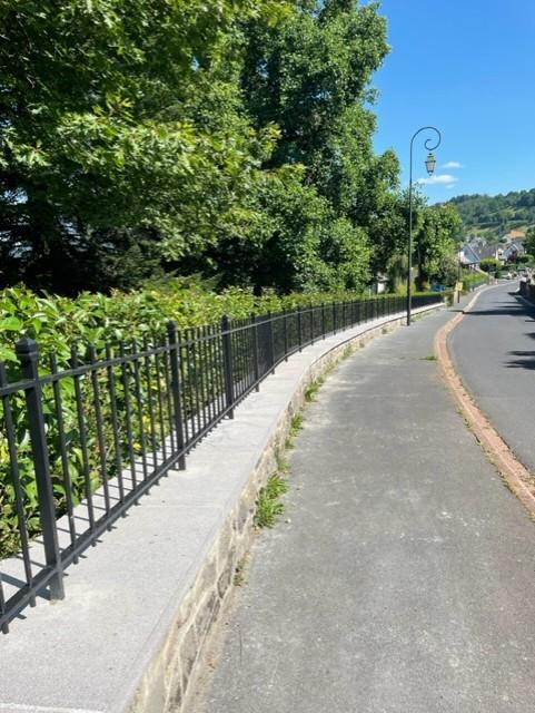 Terrasses, escaliers et garde-corps