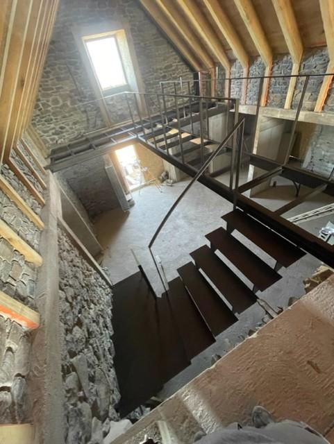 Terrasses, escaliers et garde-corps