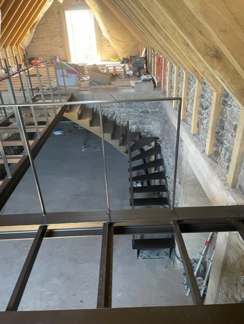 Terrasses, escaliers et garde-corps