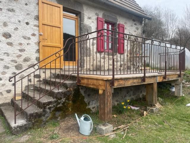 Terrasses, escaliers et garde-corps