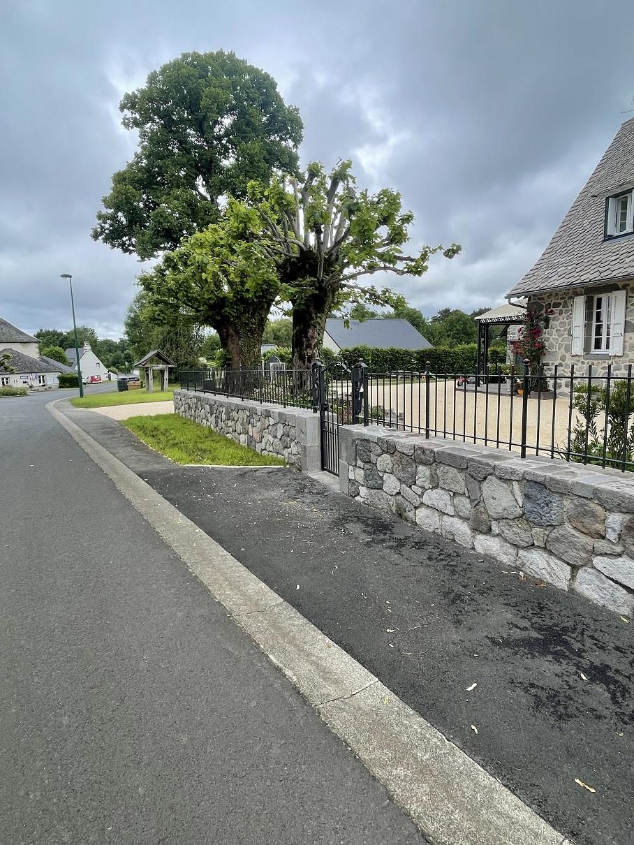 Terrasses, escaliers et garde-corps